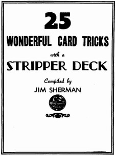 25 TRICKS YOU CAN DO WITH A STRIPPER DECK BOOKLET