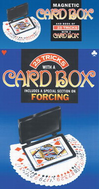 LOCKING CARD BOX & BOOK OF 25 TRICKS