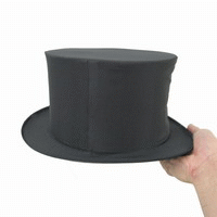 COLLAPSIBLE TOP HATS - ADULT