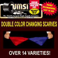 DOUBLE COLOR CHANGING SCARVES - SYNTHETIC SILK
