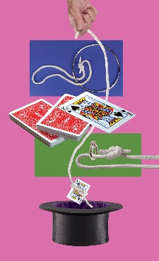 ROPE MAGIC SET - 3 TRICKS IN 1