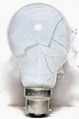 EXPLODING LIGHT BULB