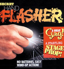 SECRET SPARKING HAND FLASHER - FUNKENRING