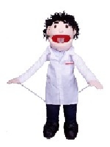 DUNCAN THE DOCTOR JUMBO HAND PUPPET